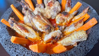 RECETA DE ALITAS DE POLLO NUNCA ANTES VISTA  COMO HACER ALITAS DE POLLO CON SU SALSA PASO A PASO [upl. by Annekim]