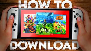 How to download a game on Nintendo Switch  EASY stepbystep instructions [upl. by Millman]