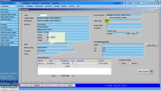 Integra ERP Customer Setup GSTIN update [upl. by Faden]