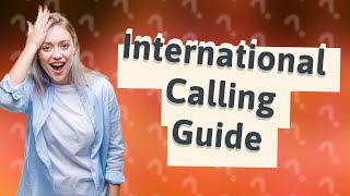 How do I call international from UAE Etisalat [upl. by Oknuj402]