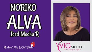 Noriko ALVA Wig Review  Iced Mocha R  MARLENES WIG amp CHAT STUDIO [upl. by Stovall]