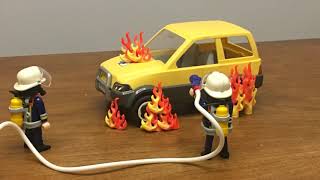 Playmobil Fire earthquake [upl. by Llertram]