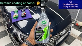 Full Review  Turtle Ceramic Spray Coating Vs Turtle wax ice Seal and Shine Spray Coating  pro cons [upl. by Mosley]