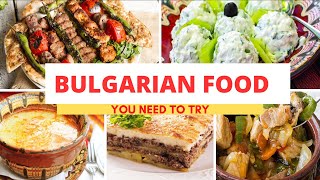 Top Traditional Bulgarian Food  Bulgarian Cuisine [upl. by Tilda908]