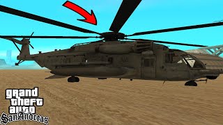 CARGO HELICOPTER MOD FOR GTA SAN ANDREAS [upl. by Tdnaltroc32]