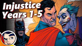 Injustice Year One to Five  Full Story  Comicstorian [upl. by Ahsinehs]