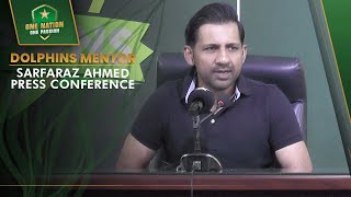 Sarfaraz Ahmed joins as Dolphins Mentor  Press Conference at Gaddafi Stadium  PCB  MA2A [upl. by Paddy]