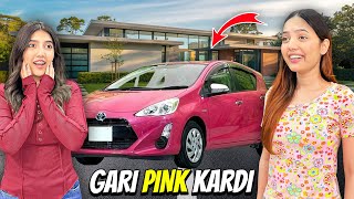 Papa Ki Car Ko Pink Kardia😱💖Ghar Sy Chup Kar Bhag Gayi😰Sistrology [upl. by Valencia]