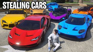 I Spent 50 Hours Stealing Cars in GTA 5 RP [upl. by Eimaral142]