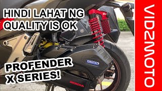 Profender Shocks X Series 400mm for ADV 150ADV160  REVIEW [upl. by Naed]