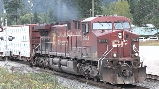 Skeena Pacific Video 2230 CPKC Train 400 East M322 Shuswap Sub Malakwa BC 20240911 [upl. by Yllah]