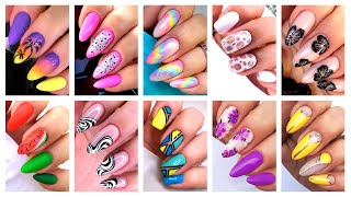 Nails Art Design 2021 ☀️ Best Summer Nail Art Compilation [upl. by Nuoras]