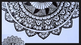 Beautiful mandala art  creative and easy design mandala art [upl. by Kelli127]