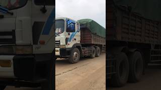 📛Hyundai Truck on the road 😱heavyvehicle shortvideo automobile dump truck JCBdozer road [upl. by Alben680]