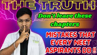 NEVER LEAVE THESE CHAPTERS  PERFECT PLAN TO BOOST YOUR MARKS IN NEET 2024 BMNT [upl. by Esnohpla647]