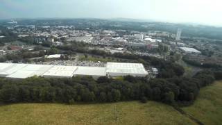 hexacopter filming Cwmbran Town centre and more [upl. by Royd]