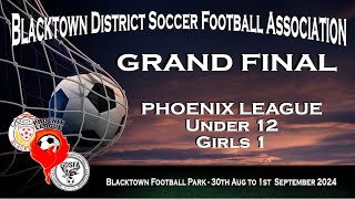 PHOENIX LEAGUE Under 12 Girls 1 GRAND FINAL 2024  Ponds FC Vs Marayong FC [upl. by Candice789]