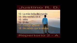 Repertorio 2A  Justino R D  Mi Cover [upl. by Lettie]