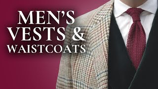 Mens Waistcoats amp Vests  What They Are amp How to Wear Them [upl. by Arlon]