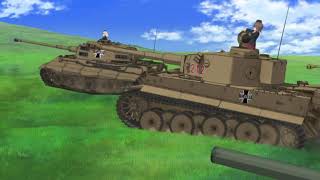 Sabaton  Panzerkampf AMV Girls und Panzer [upl. by Lockhart]