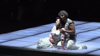 Krassimira Stoyanova and Jonas Kaufmann in the final act of Giuseppe Verdis AIDA [upl. by Nithsa842]