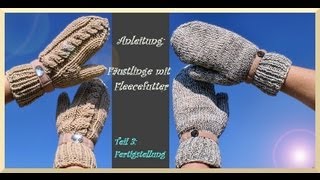 Handschuhe stricken  Teil 3  Fertigstellung [upl. by Holly-Anne]