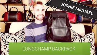 LONGCHAMP Le Foulonné Backpack REVIEW [upl. by Nnaynaffit]