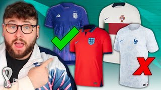 RANKING EVERY WORLD CUP 2022 AWAY KITS LIVE [upl. by Sheridan]