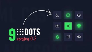 9 Dots Animated Navigation Menu with HTML CSS and JavaScript [upl. by Liza]