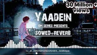 Yaadein Animated Music Video  SowedReverb  Yaadein Lofi Version quot SB Lofi 22 tseries [upl. by Rutger]