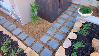 DIY Stepping Stone Path  How To Build A Side Path With Euro® Stone Pavers [upl. by Nylrahc]