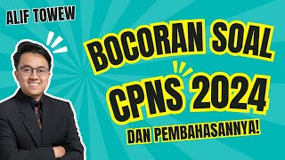 SOAL TIU CPNS 2024  SOAL CPNS TIU DAN PEMBAHASANNYA [upl. by Oatis]