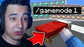 minecraftta BEDWARS GAMEMODE 1 TROLL Cinavar [upl. by Sayre]