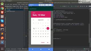 Video 5 Basic  Date Picker In android Kotlin [upl. by Mintun]