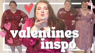 PLUS SIZE VALENTINES OUTFIT INSPO  bloomchic fashion try on haul  2024 [upl. by Zollie650]