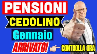 🔴 PENSIONI GENNAIO 👉 CEDOLINO ARRIVATO CON AUMENTI CONTROLLA ORA SUL SITO INPS 💻💰 [upl. by Petr]