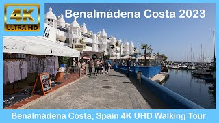 Benalmádena Costa amp Puerto Marina Spain 🇪🇸  4k Walking Tour Winter Feb2023 [upl. by Moser255]