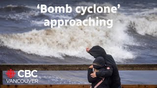 Parts of BCs coast brace for hurricane force winds as bomb cyclone approaches [upl. by Foote217]