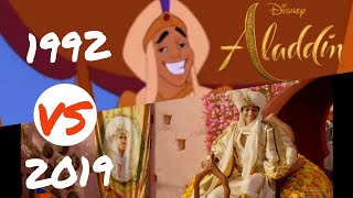 Aladdin  Prince Ali  Song Comparison 1992 vs 2019 [upl. by Nicholson]