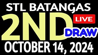 Stl Batangas results today October 14 2024 2nd draw stl pares [upl. by Nylirad]