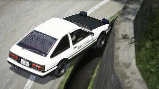 418757  Nagao Downhill in the AE86 Tuned  Assetto Corsa [upl. by Radec]