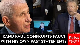 Rand Paul Confronts Fauci With Video Of His Own Past Statements On Natural Immunity [upl. by Aicram436]