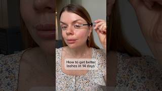 How to get better lashes in 14 days Before and after using Epais lash serum lashtransformation [upl. by Salsbury]