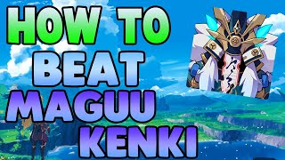 How to EASILY Beat Maguu Kenki in Genshin Impact  Free to Play Friendly [upl. by Airoled]