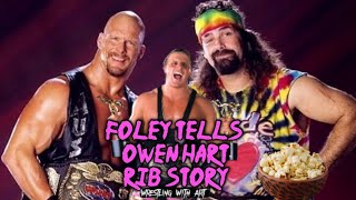 Foley tells Owen Hart rib story [upl. by Ivets]