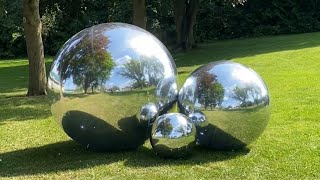 Big Shiny Inflatable Balls  Balloon Decoration [upl. by Oderfliw]