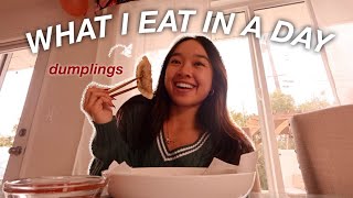 WHAT I EAT IN A DAY  Vlogmas Day 19 [upl. by Kramlich]