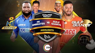 ILT20 S2  हिंदी  HIGHLIGHTS  Nicholas Pooran और James Vince  MIE vs GG  T20  14th Feb [upl. by Coppinger]