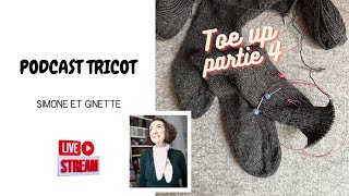 LIVE DU DIMANCHE SOIR  chaussettes toe up partie 4 [upl. by Mosby]