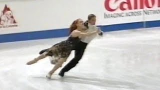 Anissina amp Peizerats Argentine Tango  2000 European Figure Skating Compulsory Dance no 2 [upl. by Justin780]